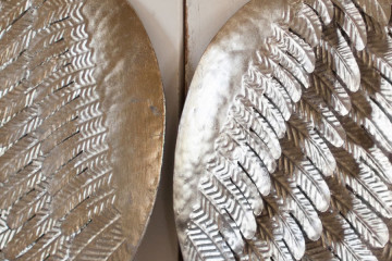 An angel wing photo for Christmas devotional