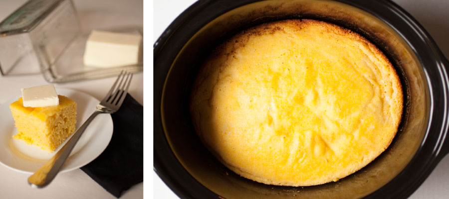 Crock Pot Luck Slow Cooker Cornbread