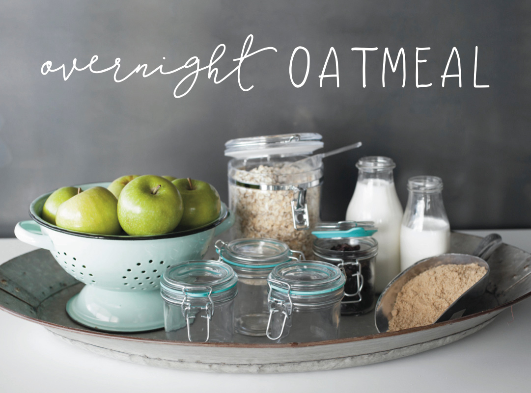 Overnight oatmeal recipe ingredients