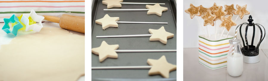 star cookie wands
